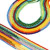Grânulos de cristal multicolor em gradiente de 2mm, contas soltas para DIY, contas de abacaxi, material de contas artesanais, acessórios para pulseira