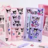 Conjunto de Caderno e Caneta 6 Cores Labubu Capibara Kuromi para Alunos do Ensino Fundamental e Cadernos e Blocos de Notas Infantis