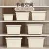 Caixa de Armazenamento Plástico Espessado Extra Grande Grande Capacidade Doméstica Roupas Colchas Brinquedos Caixa Organizadora Caixa de Armazenamento Caixa de Armazenamento