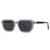 Estilo Pin Ins Europeo y Americano Nuevo para Hombre Tendencia Calle Encanto Moderno Retro Gafas de Sol Polarizadas para Mujer 10074