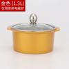 Olla Individual Pequeña Gruesa, Una Persona, Una Olla, Olla Pequeña Giratoria Comercial de Autoservicio, Cocina de Inducción, Olla Especial Anti-Escaldaduras para Shabu-Shabu