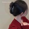 Pinza para el pelo con forma de oreja de trigo, elegante horquilla para la parte trasera de la cabeza, pinza para el pelo con forma de tiburón antigua de gran sentido, elegante pinza para el pelo de gran sentido