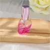 Botella de Perfume Colorida 8ml Botella de Perfume Creativa Botella de Muestra de Perfume de Rosca Botella de Perfume de Vidrio