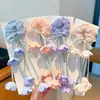 Laço de Cabelo Doce de Tulipa para Meninas, Corda de Cabelo Nova Estilo 2026 para Coques Infantis, Acessório de Cabelo para Menininhas