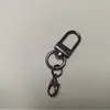 Fivela de Porta de Liga de Zinco com Corrente Acabamento Fino Fivela de Cachorro Mochila para Pet Fivela Universal Acessórios Chaveiro Rotativo