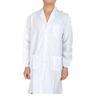 Nueva bata blanca familiar, universal, de manga larga, blanca, talla única, de poliéster, con tarjeta, mono blanco, ropa experimental, ropa protectora laboral para estudiantes.