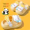 Zapatos Croc para Niños y Niñas, Lindo Dibujo Animado para Padres e Hijos, Suela Suave de Dos Usos para Casa, Antideslizantes, Punta Cerrada, para Playa