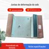 Cobertura de Junta Telescópica de Parede Interna e Externa Personalizada Junta de Alumínio Liga de Alumínio Rebaixada Construção Canto Metálico Junta de Deformação Produção