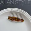 Un Nuevo Peine de Acetato Estilo Coreano de Lan, Peine de Onda Versátil y de Alta Gama, Accesorio para el Cabello para Peinados Recogidos y Flequillos, Accesorio para el Cabello para Mujer
