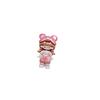 Accesorios de resina roja con forma de oso rosa, pegamento en crema, funda para teléfono, tocado, horquilla, broche, caja de almacenamiento, enjuague bucal, material de taza