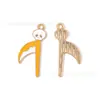 Acessórios de Joias com Gotejamento de Óleo DIY Pingente Engraçado de Fantasma, Abóbora, Morcego de Halloween Corrente para Celular Pingente de Chaveiro