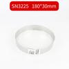 Molde para pan Saneng de tambor, círculo de mousse redondo de acero inoxidable, aro para tarta SN3476, molde para galletas, molde cortador, utensilios de horneado