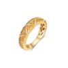 Anillo Trenzado Cepillado Italiano para Mujer, Plata de Ley 925, Lujo Ligero Francés, Espiga de Trigo Incrustada con Diamantes, Joyería de Gama Alta de Nicho