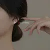 Aretes de Plata de Ley S925 Bessie con Diamante Flash Diseño de Cisne Nicho Femenino Elegantes de Alta Calidad Pendientes Versátiles