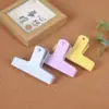 Clipe magnético, clipe magnético de plástico, clipe de caderno, clipe de documento de escritório, pasta de provas para estudantes, caderno estilo clipe de cauda longa