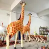 Lâmpada de animal luminoso girafa lâmpada de paisagem modelo girafa ponto turístico veado luminoso lâmpada decorativa girafa externa