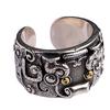 Anillo de Plata Tailandesa 925 Chiba Patrón Glotón Personalidad Masculina Tendencia Dios Bestia Apertura Retro Moda Nacional Anillo Dominante