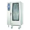 Horno de vapor multifuncional transfronterizo con certificación CE, horno combinado comercial para hotel de aire caliente y vapor, horno eléctrico grande de aire caliente para asar pollo y pato