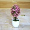 Enfeites criativos para decoração de casa, plantas artificiais em vasos, grama artificial, bola de bonsai, mini árvore, mini bola de sakura, bola de neve