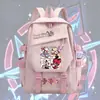 Hell Inn Alastor Demon de Transmisión Merchandising de Anime Mochila para Estudiantes Hombres y Mujeres, Bolso de Doble Hombro Estilo Anime