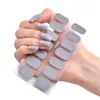 Pegatinas para Uñas con Purpurina de Color Sólido Sin Hornear Removibles Pegatinas para Uñas con Pegamento de Gelatina Suministro Directo de Fábrica Origen Seguras para Mujeres Embarazadas