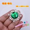 Novo cinto de desempenho decoração metal base oca diamante acrílico acessórios de vestuário 10 diamantes de gema quadrada