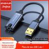 Jinghua usb placa de som do computador placa de som externa 4-cell live 3.5mm fone de ouvido microfone dois-em-um placa de som