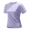 Nueva Camiseta de Secado Rápido para Exteriores de Verano para Hombre, Camiseta Elástica Súper Transpirable de Manga Corta, Ropa Elástica de Secado Rápido para Parejas para Correr