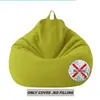 Funda para Sofá Perezoso de Puf, Funda para Sofá de Puf, Funda Exterior, Funda para Puf, Funda para Puf de Algodón y Lino