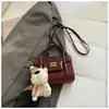 Bolso Retro Simple Estilo Coreano Bolso Cuadrado Pequeño Bolso de Mujer 2026 Primavera Nuevo Estilo Bolso de Hombro Único Cruzado con Textura para Mujer