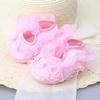 Sapatos de Princesa para Meninas Sapatos de Bebê Primavera e Outono 0-10 Meses Único Respirável para Bebês Meias Sapatos com Solado Macio para Crianças Pequenas 1006