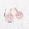 Pingentes de Liga Metálica Rosa Esmaltada Acessórios para Joias DIY Estrela do Mar Flor Chaveiro Encantos Acessórios para Brincos