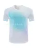 Nova Roupa de Badminton Victory para Homens e Mulheres, Camiseta Esportiva de Manga Curta Secagem Rápida Decote V Uniforme de Competição Estudantil Treinamento com Texto Impresso