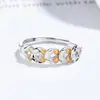 Anel de Moeda de Cobre em Prata de Lei 925 para Mulheres, Simples e Fashionable Ins Luxo Leve High-End Joia Multi-Anel de Dinheiro