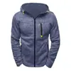 Cardigan jaqueta com capuz em fleece jacquard esportivo casual masculino 1