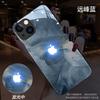 Adecuado para la Nueva Funda de Teléfono Apple 18, iPhone 17 con Función de Iluminación, 16 Modelos para Parejas, 15 Pro Diseño de Mármol, 14 Pro Moderno