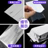 Bolsa de Embalaje para Té tipo Acordeón Aluminizado, Bolsa Sellada por la Parte Trasera con Papel de Aluminio Foil de Grado Alimenticio a Prueba de Humedad para Té Aromático, Bolsa Sellada en el Centro a Prueba de Luz para Café en Polvo