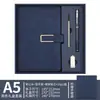 Caixa de Presente com Caderno A5 Transfronteiriço com Logo Personalizado, Caderno de Lembrança Cultural de Escritório de Negócios de Alta Qualidade