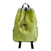 Mochila leve com cordão para atividades ao ar livre, mochila de ciclismo, bolsa para estudante universitário de badminton, grande capacidade para lazer, esportes e viagens