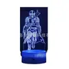 Regalo creativo exclusivo transfronterizo de Star Wars regalo luz de noche LED 3D colorida lámpara de mesa de noche con control remoto táctil