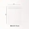 Saco Selado Transparente de PVC com Meio Furo para Joias Sacola com Zíper para Armazenamento de Brincos e Brincos Bolsa Decorativa com Chaveiro Pendurável