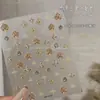 Pegatinas de Uñas Vintage al por Mayor Forma de Cruz Estilo Buccellati Lámina Dorada y Plateada Pegatinas 3D para Uñas Decoraciones para Uñas