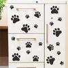 2974 multi-colorido cão gato pata impressão adesivos de parede quarto casa sala de lavar louça carro multi-funcional adesivos removíveis
