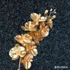 Flores Artificiais Douradas, Flores Artificiais, Eucalipto Artificial, Pequeno Eucalipto Persa, Folhas de Leque Moeda de Cobre, Folhas de Bordo Lingote Venda por Atacado