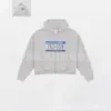 Vendas Diretas no Exterior Tendência Jovem 2025 Novo Moletom com Capuz Estampado Tendência Nacional Tesouro Cardigã com Zíper Camisa Estampada