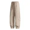 Pantalones Casuales Nuevos de Primavera 2026 Estilo Montaña Camping Senderismo Pantalones Softshell para Pareja Pantalones de Seda de Hielo con Doble Cremallera