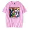 Ropa para Hombre y Mujer de Comercio Exterior 2025 Hunter X Hunter Cazador de Tiempo Completo Anime Camiseta de Manga Corta Top de Algodón Casual para Mujer