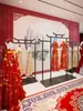 Nuevo Estante de Exhibición de Ropa Estilo Chino, Soporte de Exhibición para Vestidos de Novia Hanfu, Estante Xiuhe Estilo Antiguo, Estante de Pórtico Simple, Estilo Antiguo