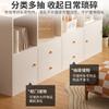 Estantes Baixas Selecionadas com Portas, Estantes de Chão, Armários Simples para Quarto no Pé da Cama, Armários de Parede para Sala de Estar para Itens Diversos
