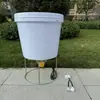 Alimentador Timer Solar Pombo Frango Pato Ganso Cachorro Peixe Camarão Dispensador Elétrico Ração Frango Alimentador de Aves